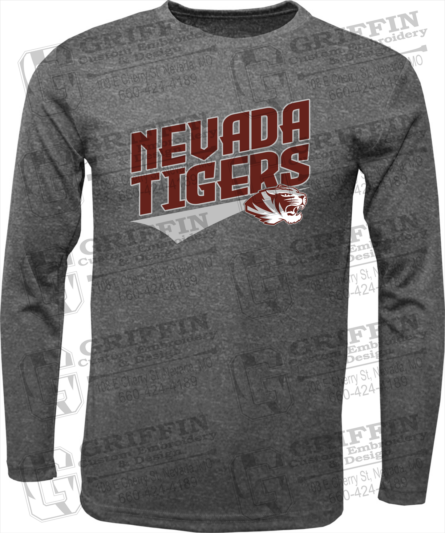 Dry-Fit Long Sleeve T-Shirt - Nevada Tigers 21-E