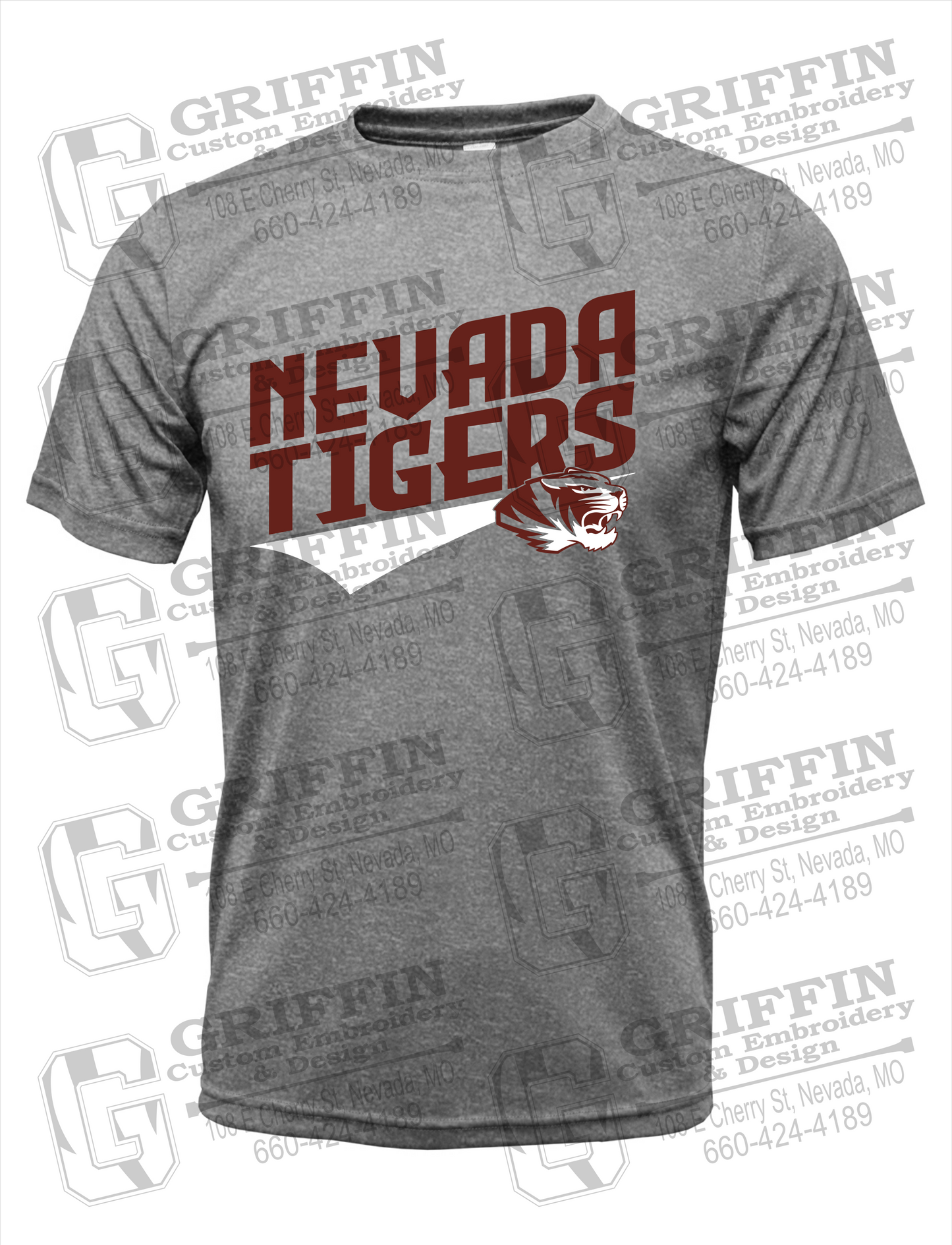 Dry-Fit Short Sleeve T-Shirt - Nevada Tigers 21-E