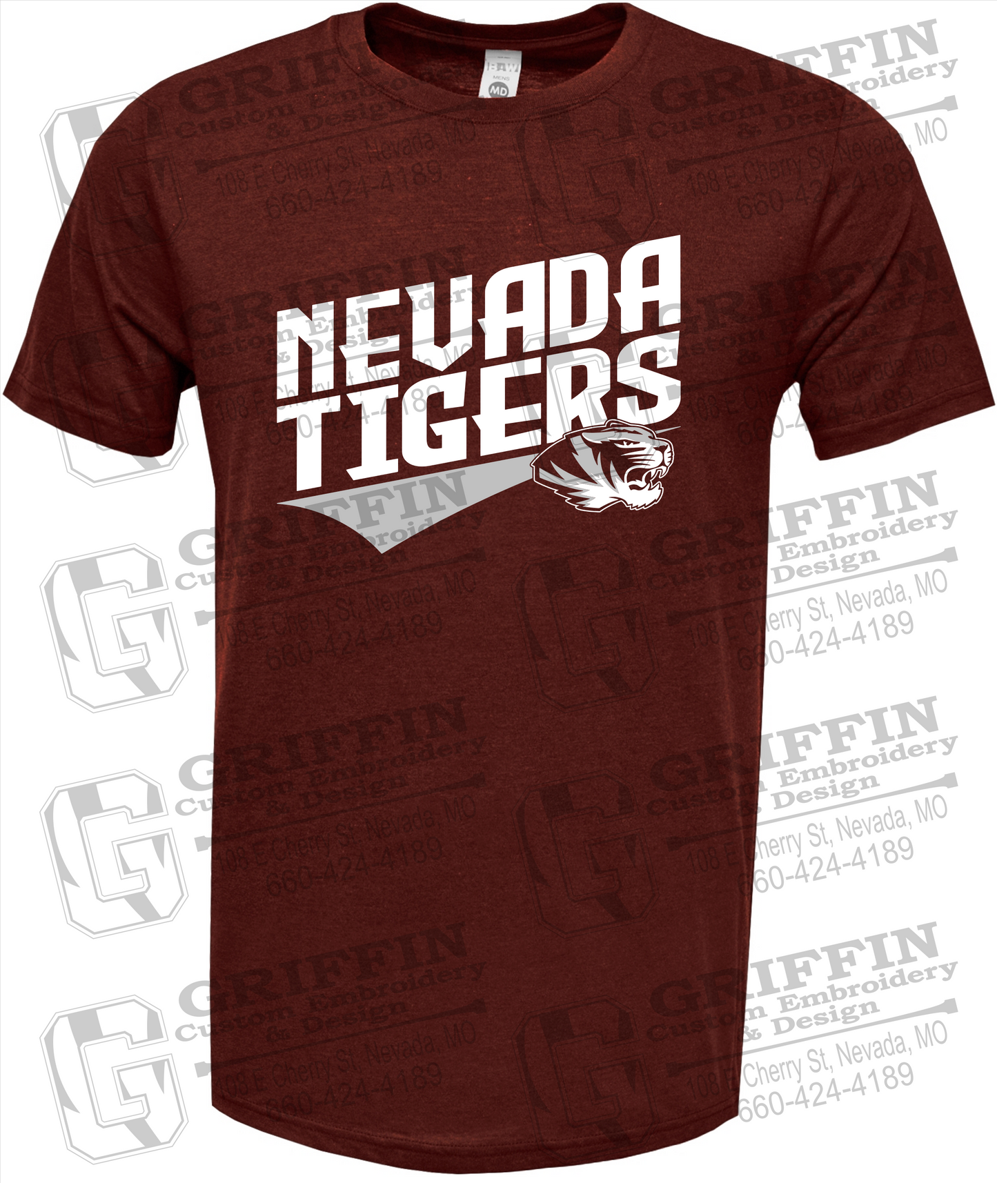 Soft-Tek Short Sleeve T-Shirt - Nevada Tigers 21-E