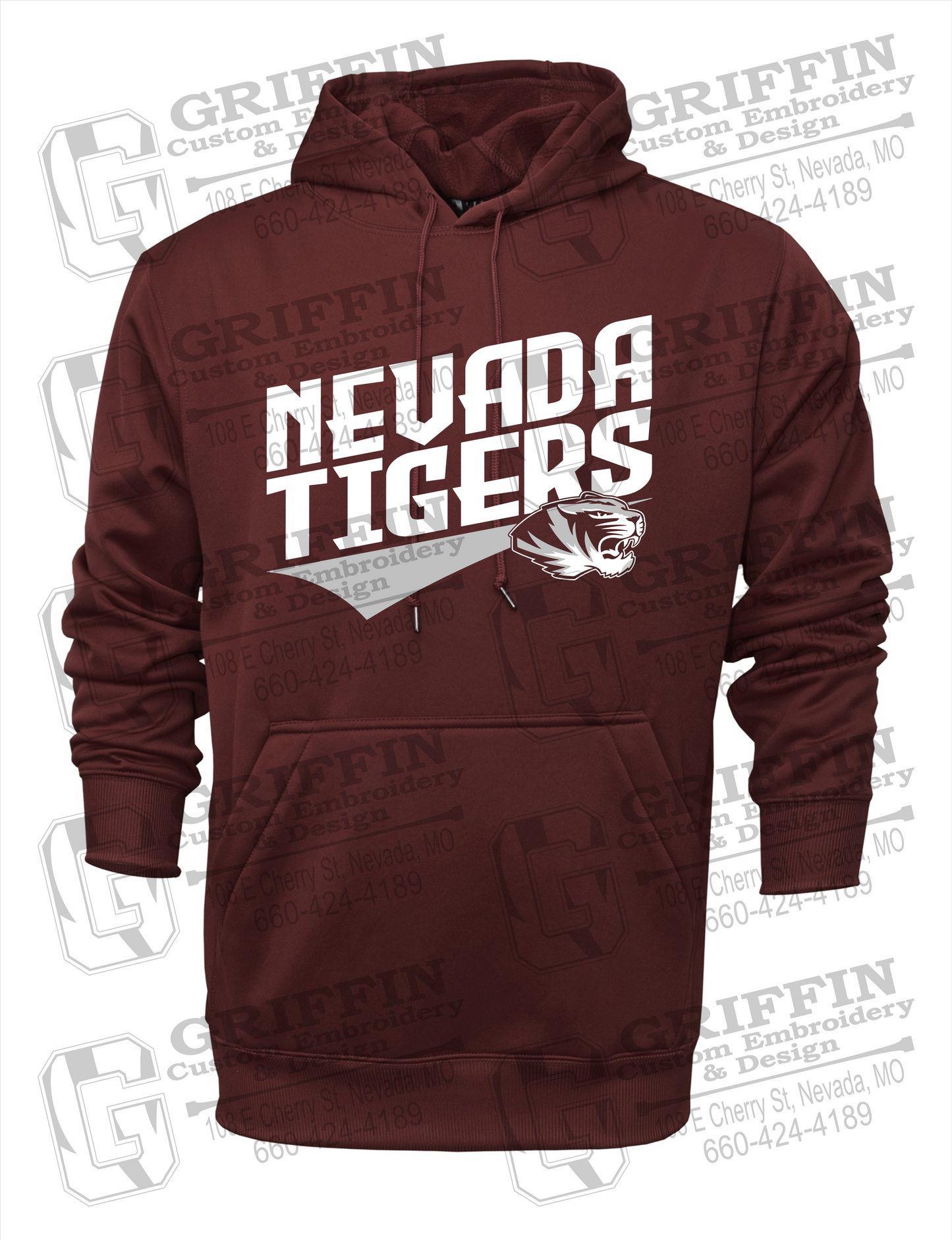 Performance Fleece Hoodie - Nevada Tigers 21-E