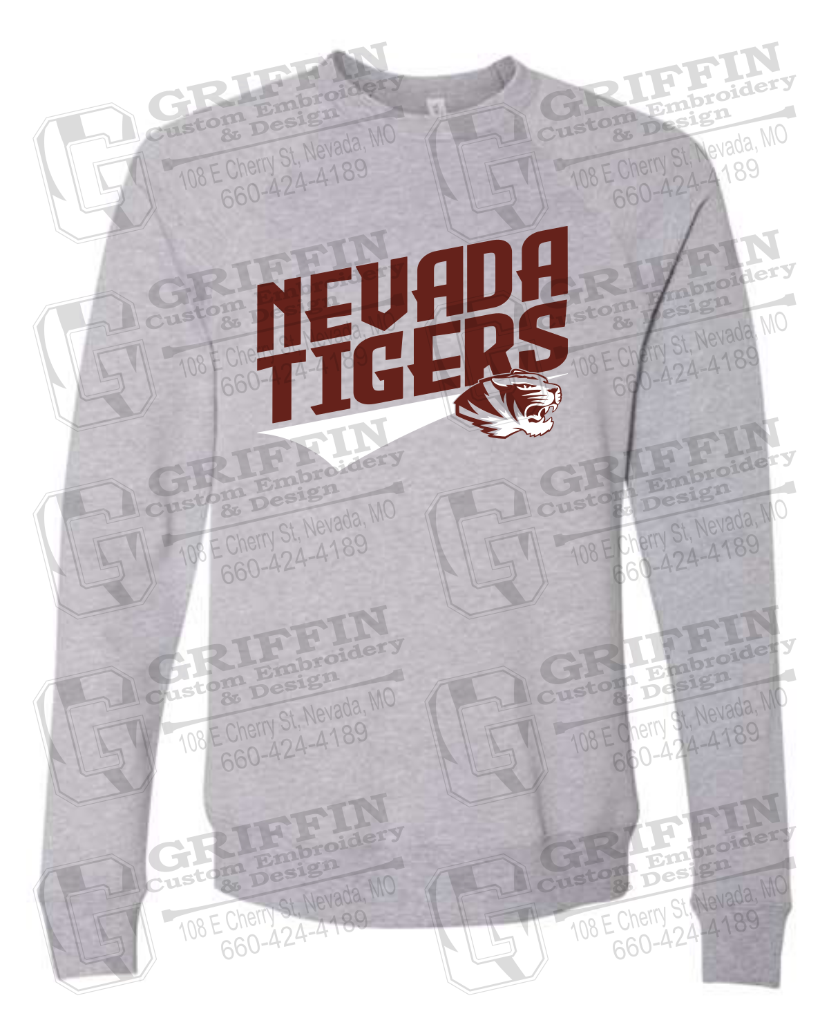 Sponge Fleece Sweatshirt - Nevada Tigers 21-E