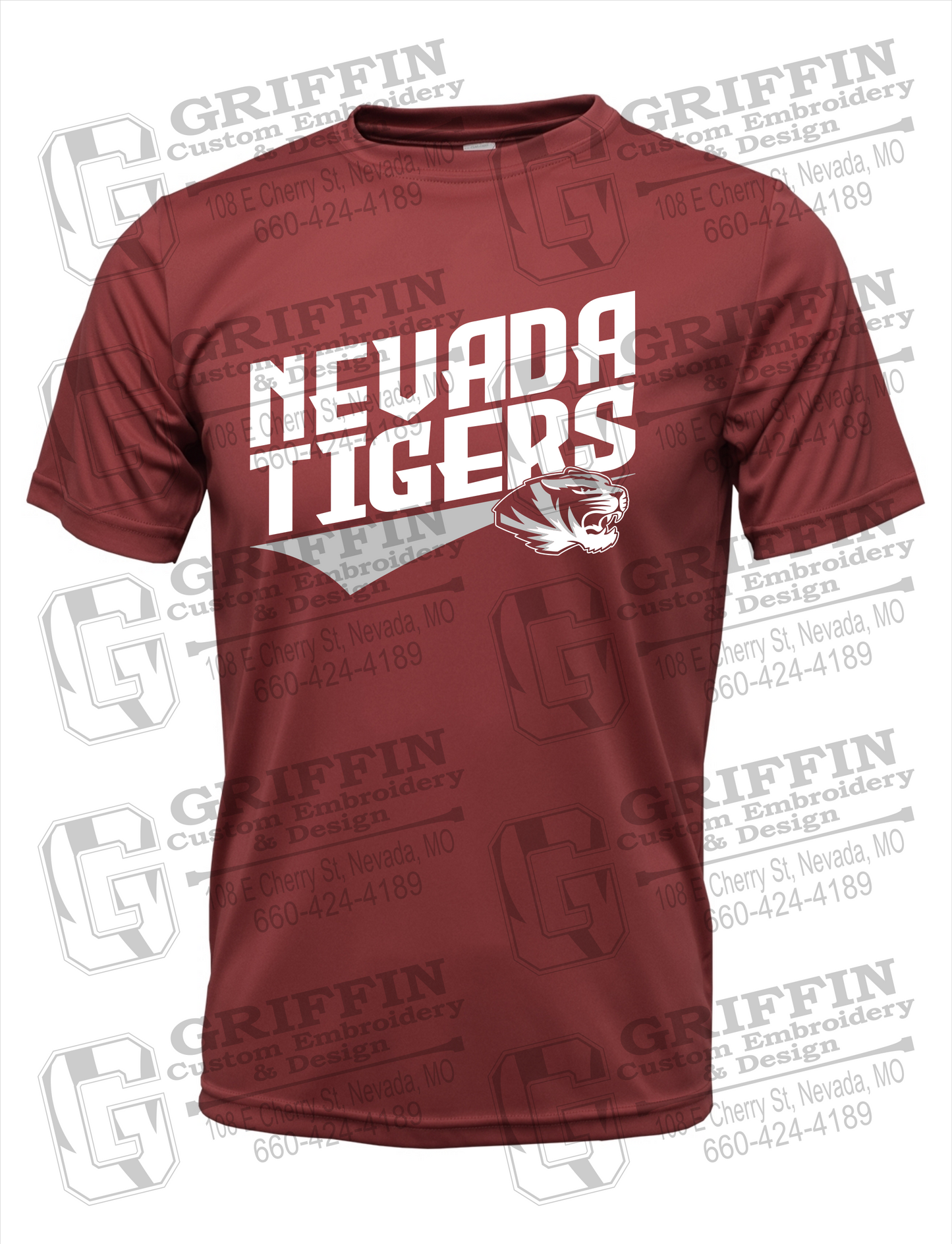 Dry-Fit Short Sleeve T-Shirt - Nevada Tigers 21-E