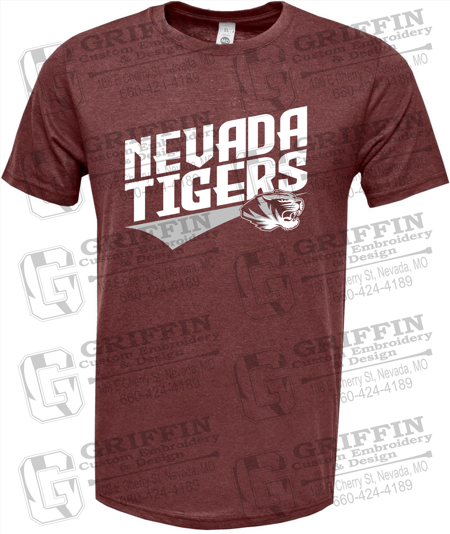 Soft-Tek Short Sleeve T-Shirt - Nevada Tigers 21-E