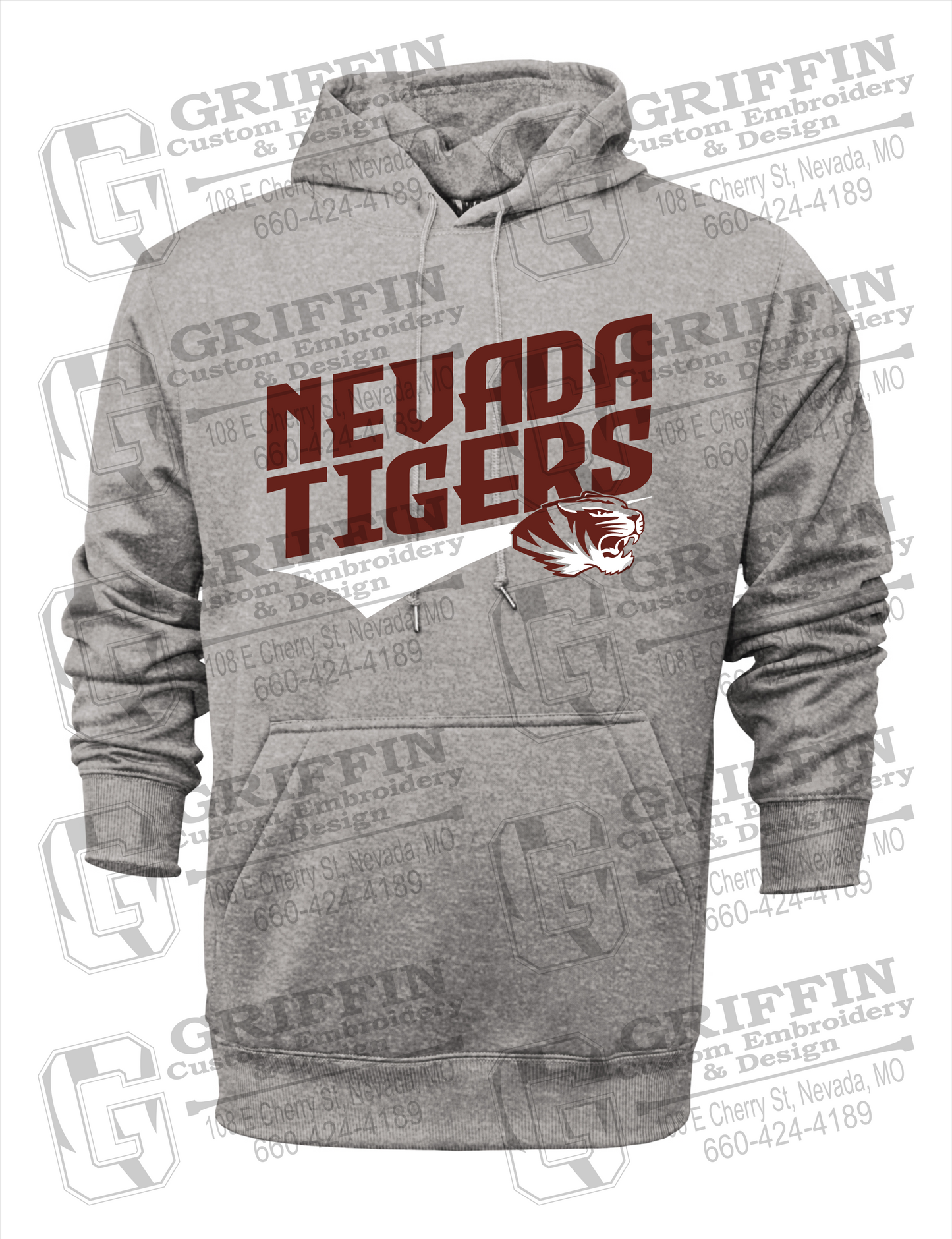Performance Fleece Hoodie - Nevada Tigers 21-E