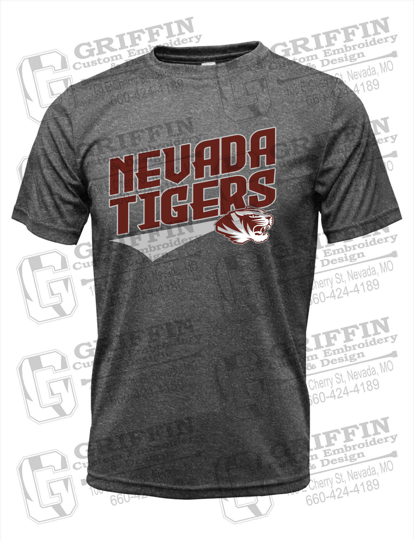 Dry-Fit Short Sleeve T-Shirt - Nevada Tigers 21-E