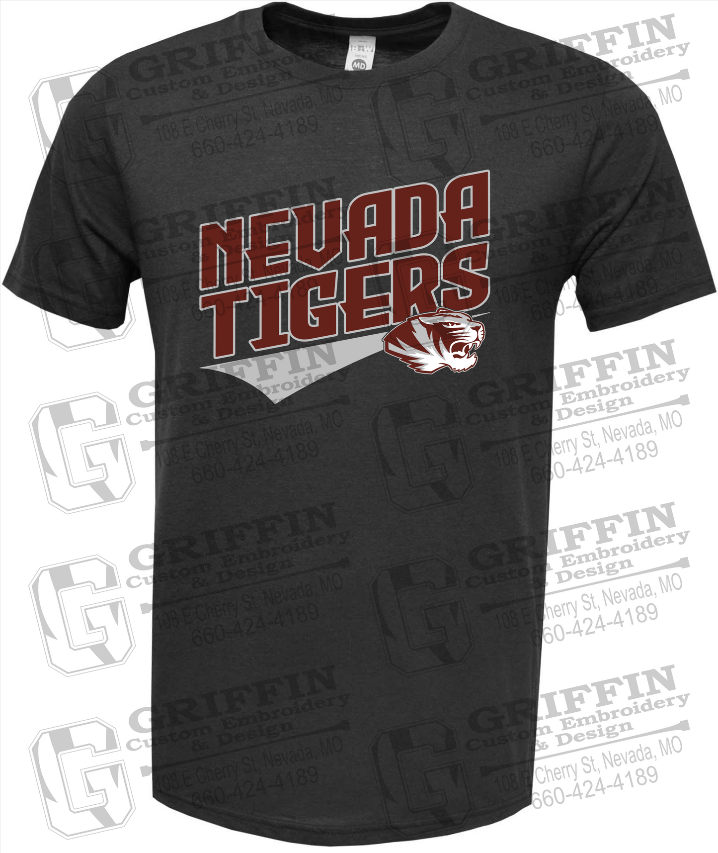 Soft-Tek Short Sleeve T-Shirt - Nevada Tigers 21-E