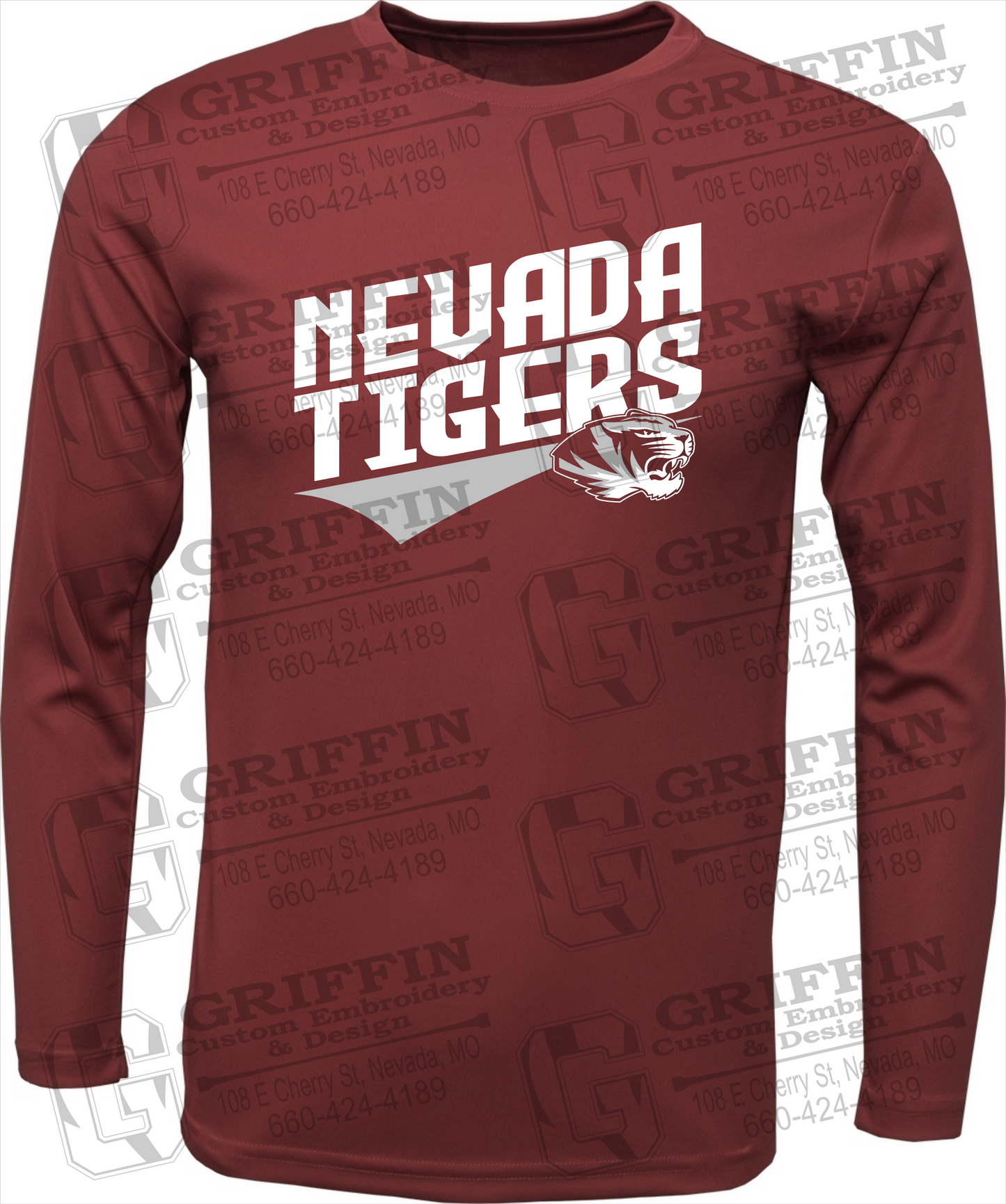 Dry-Fit Long Sleeve T-Shirt - Nevada Tigers 21-E