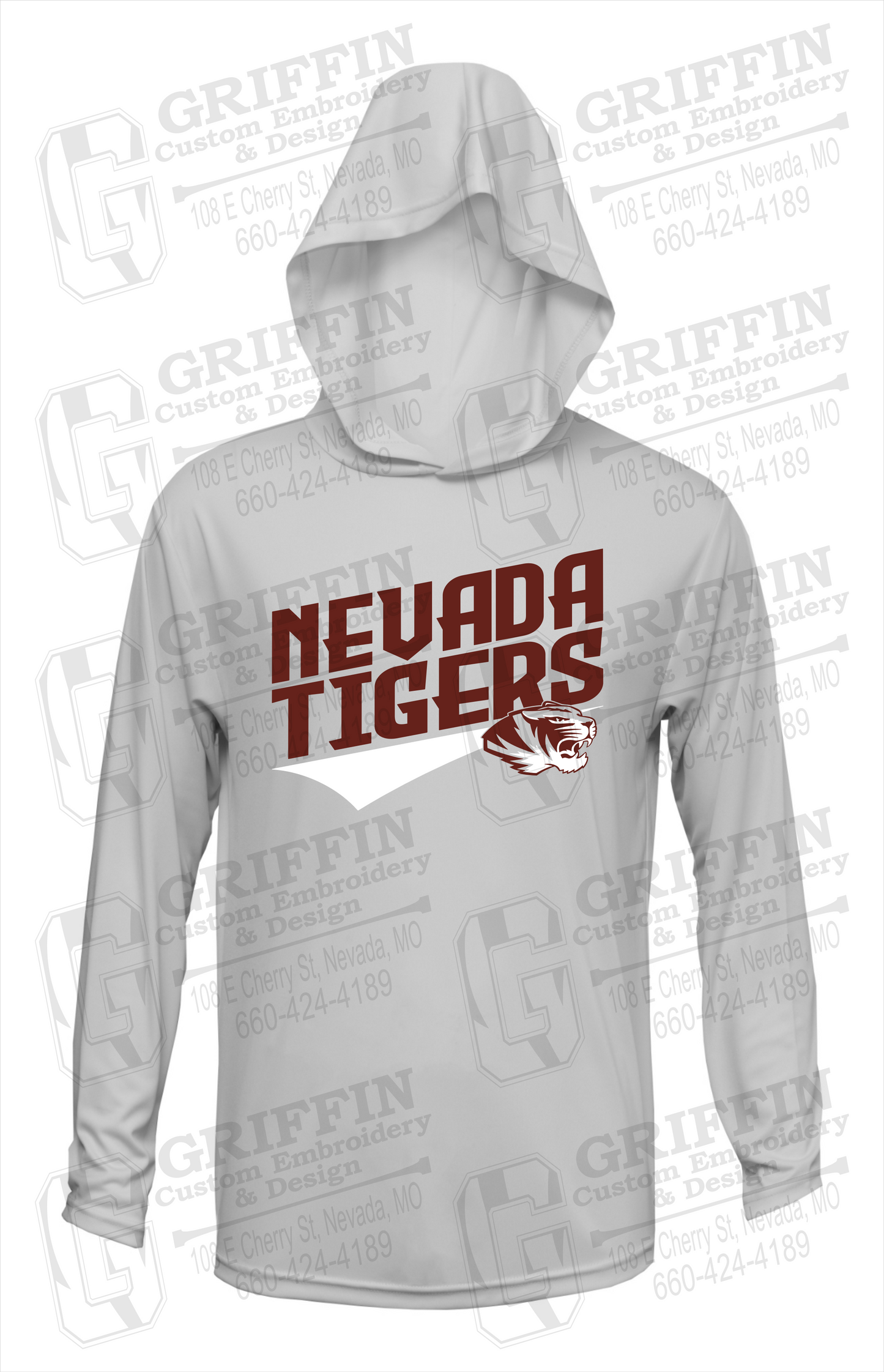 Dry-Fit T-Shirt Hoodie - Nevada Tigers 21-E