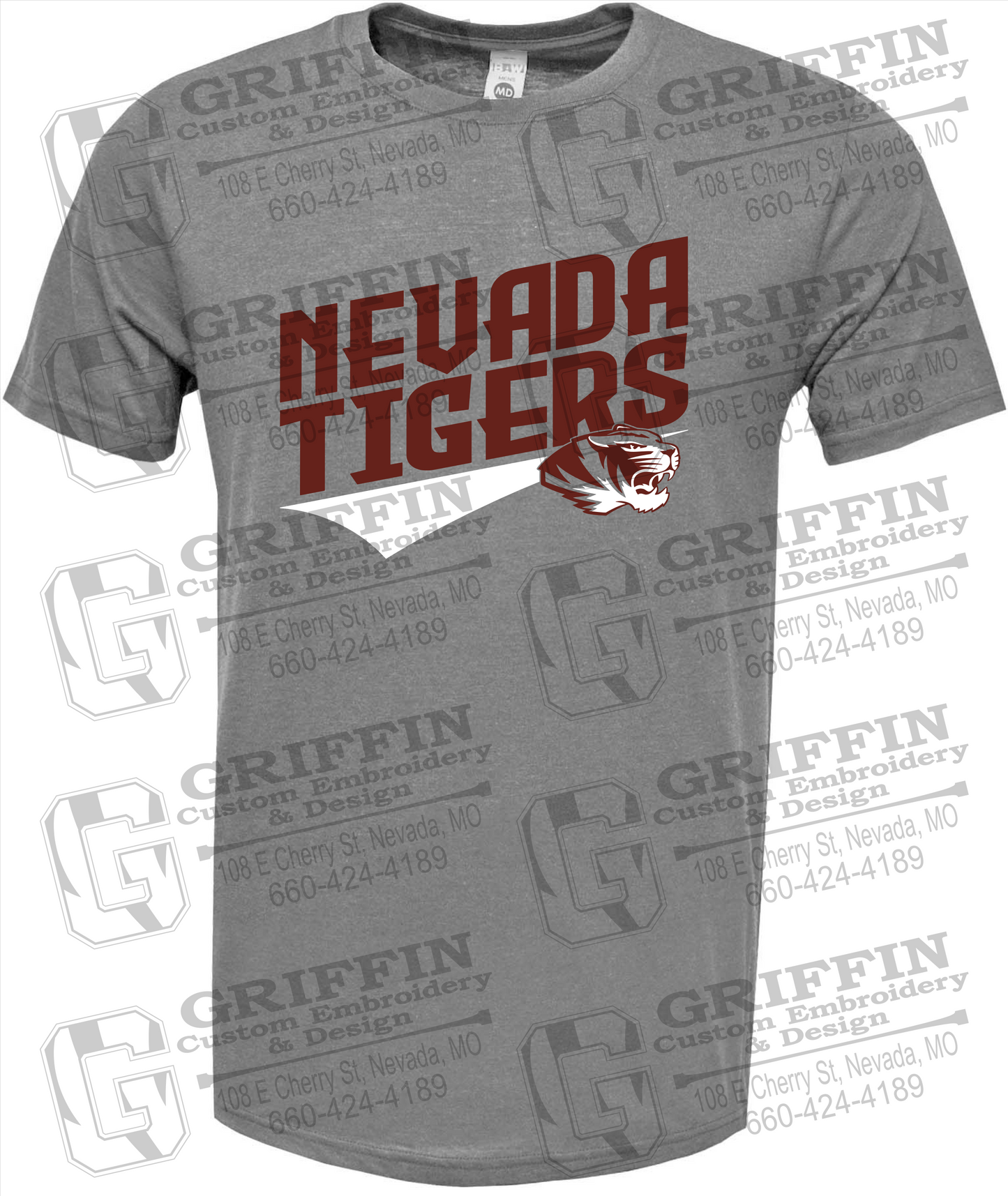 Soft-Tek Short Sleeve T-Shirt - Nevada Tigers 21-E