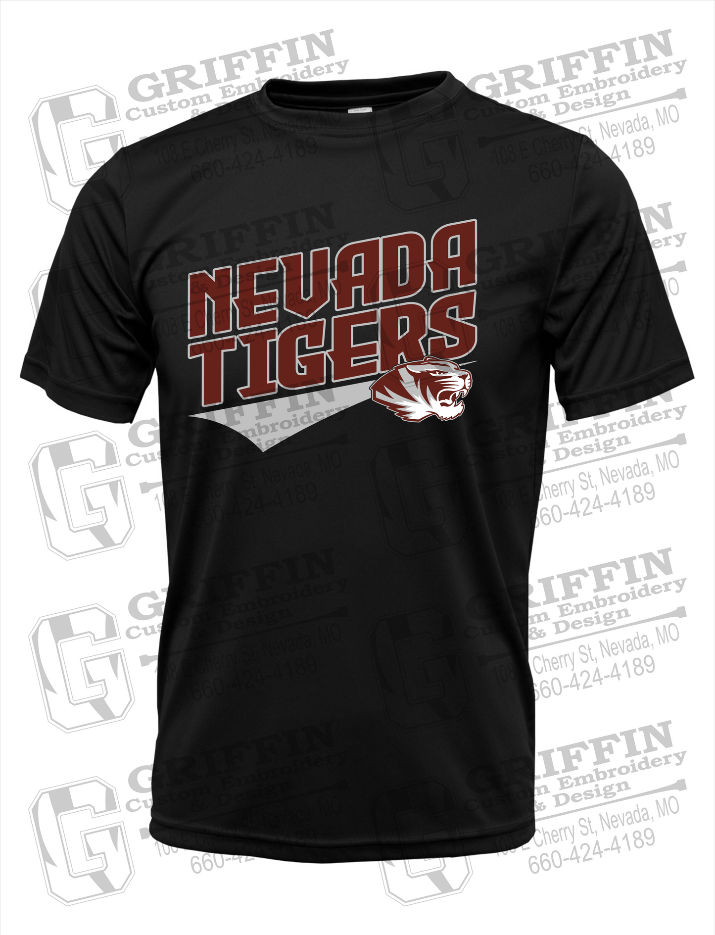 Dry-Fit Short Sleeve T-Shirt - Nevada Tigers 21-E