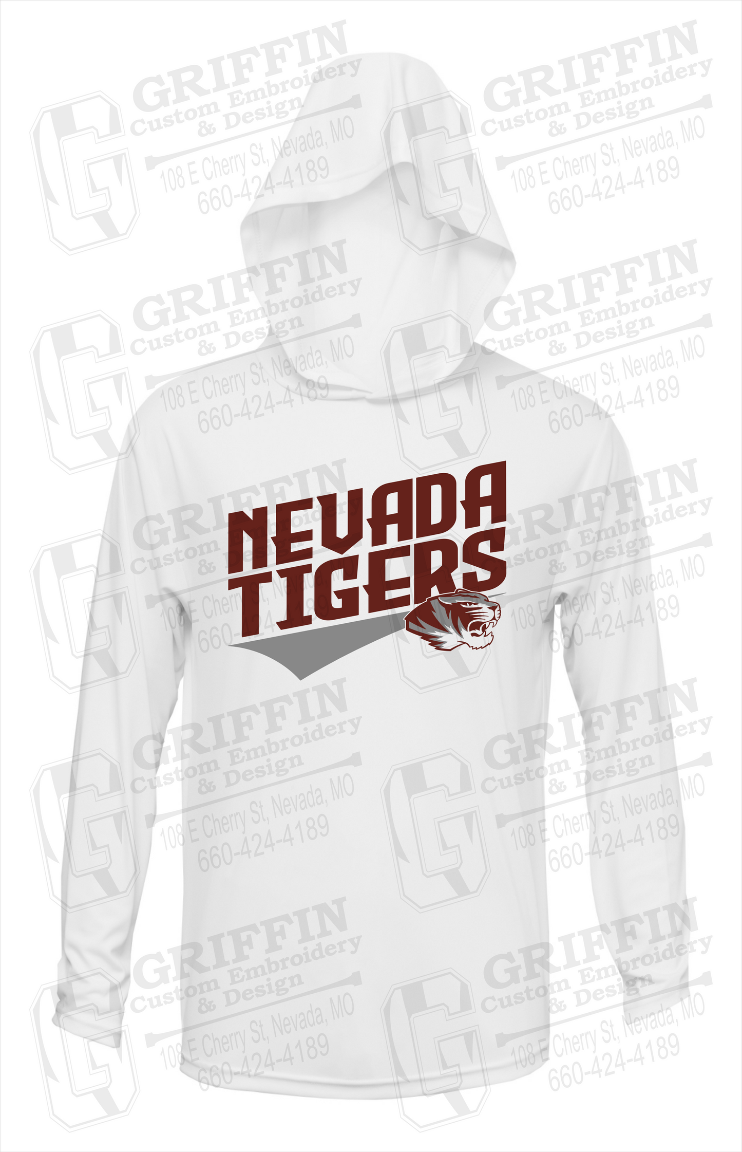 Dry-Fit T-Shirt Hoodie - Nevada Tigers 21-E