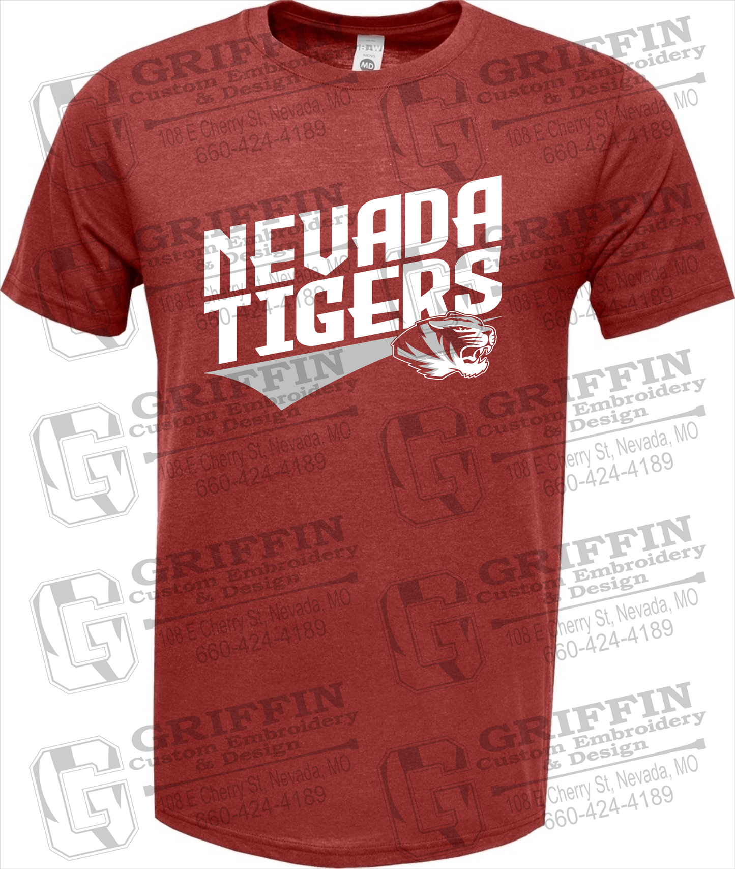 Soft-Tek Short Sleeve T-Shirt - Nevada Tigers 21-E