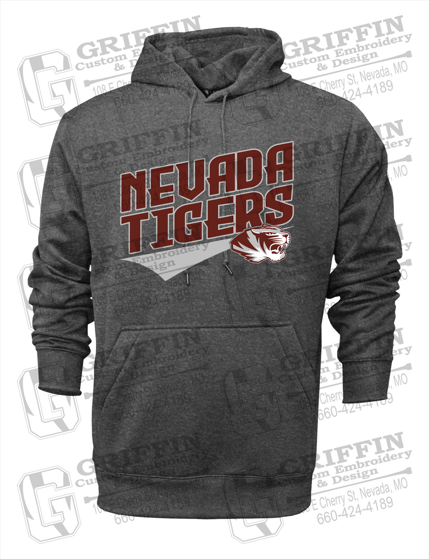 Performance Fleece Hoodie - Nevada Tigers 21-E