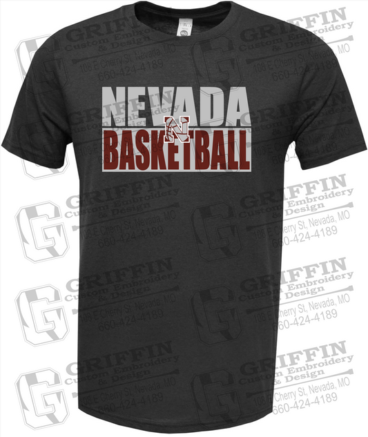 Soft-Tek Short Sleeve T-Shirt - Basketball - Nevada Tigers 21-Q