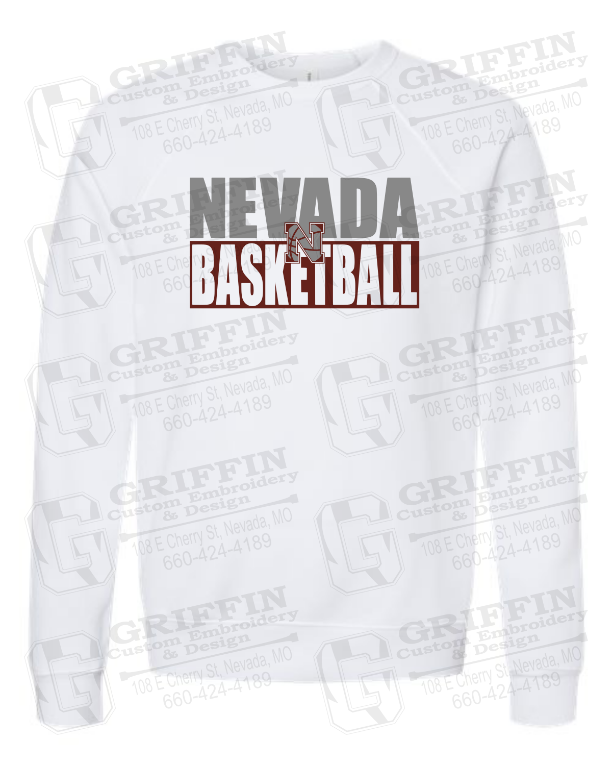 Sponge Fleece Sweatshirt - Basketball - Nevada Tigers 21-Q