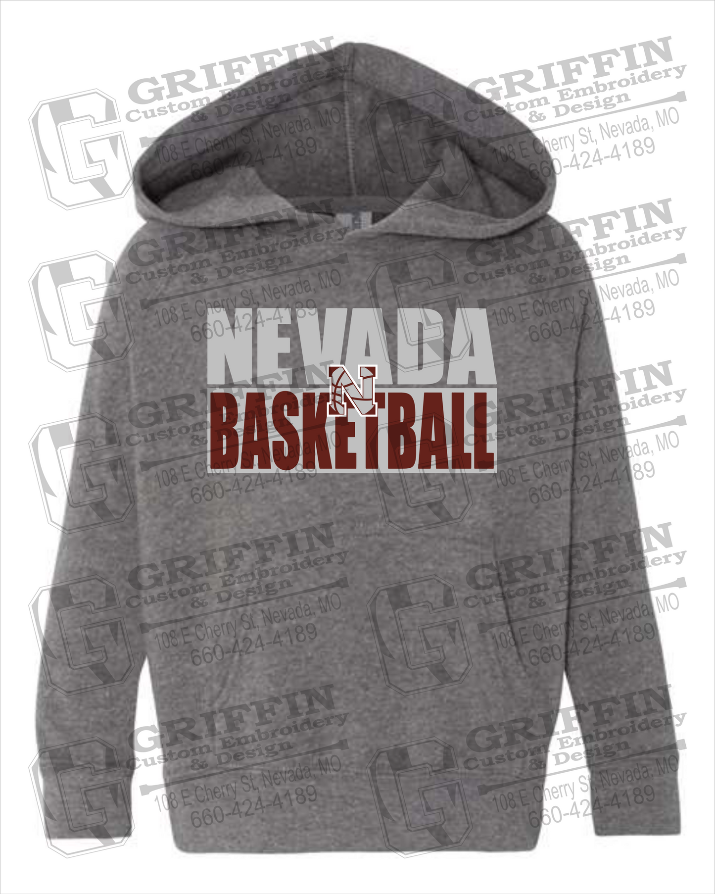 Toddler Hoodie - Basketball - Nevada Tigers 21-Q