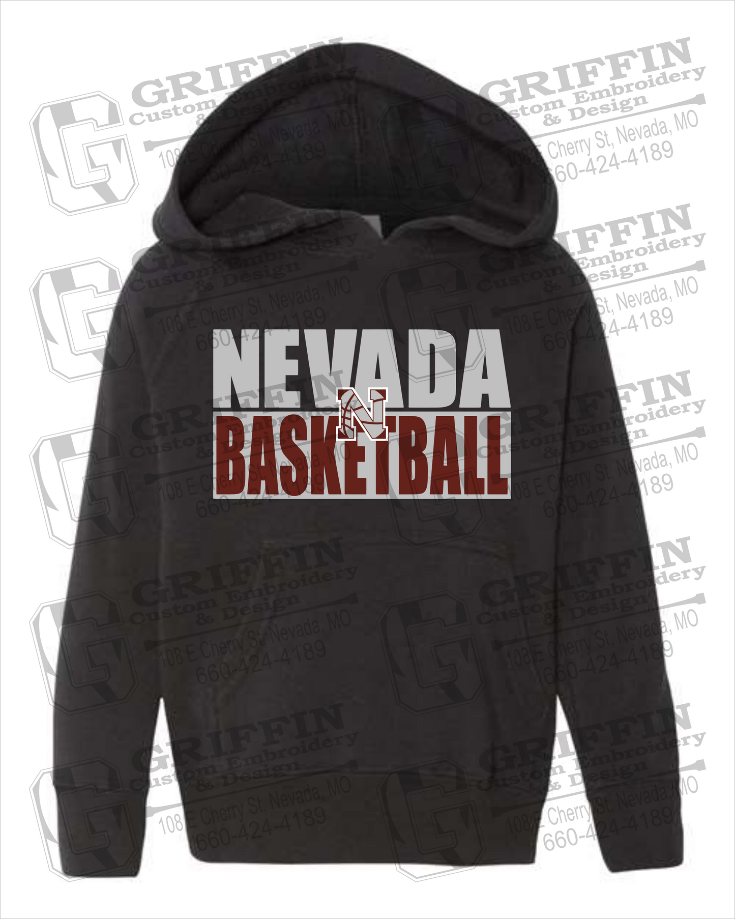 Toddler Hoodie - Basketball - Nevada Tigers 21-Q