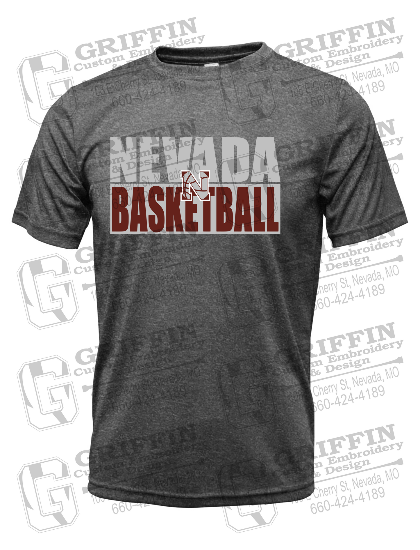 Dry-Fit Short Sleeve T-Shirt - Basketball - Nevada Tigers 21-Q
