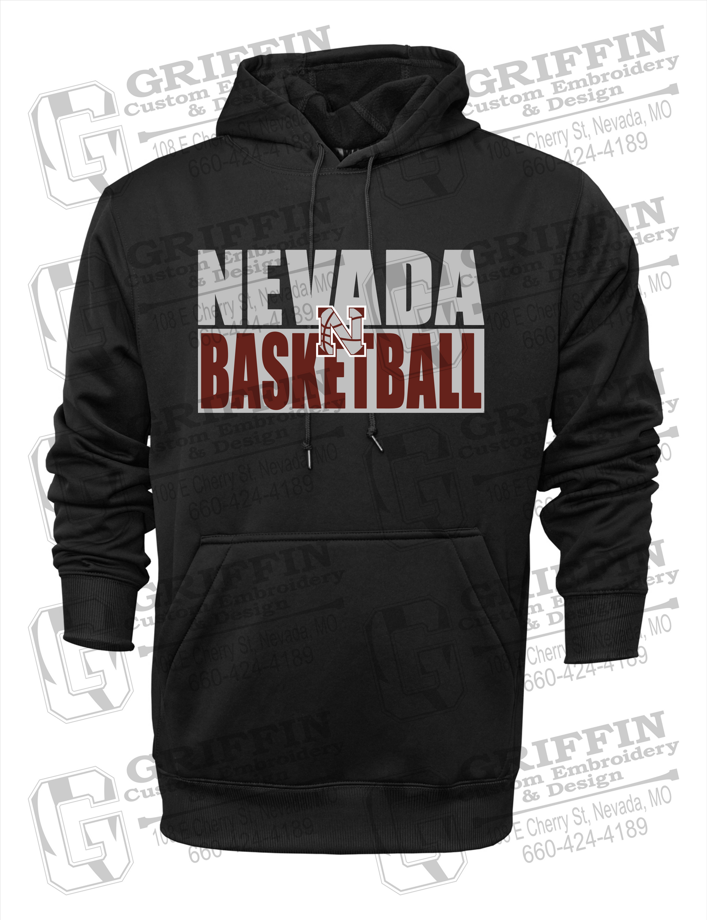 Performance Fleece Hoodie - Basketball - Nevada Tigers 21-Q