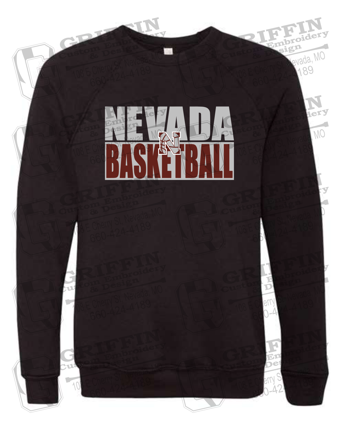 Sponge Fleece Sweatshirt - Basketball - Nevada Tigers 21-Q
