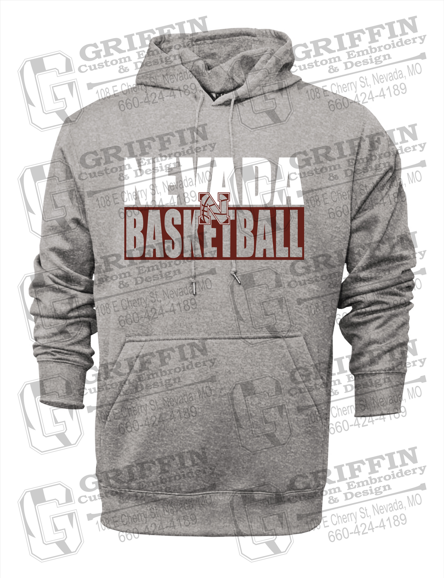 Performance Fleece Hoodie - Basketball - Nevada Tigers 21-Q