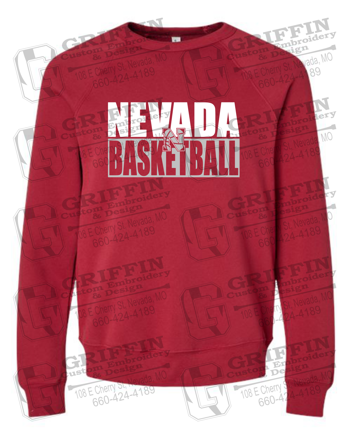 Sponge Fleece Sweatshirt - Basketball - Nevada Tigers 21-Q