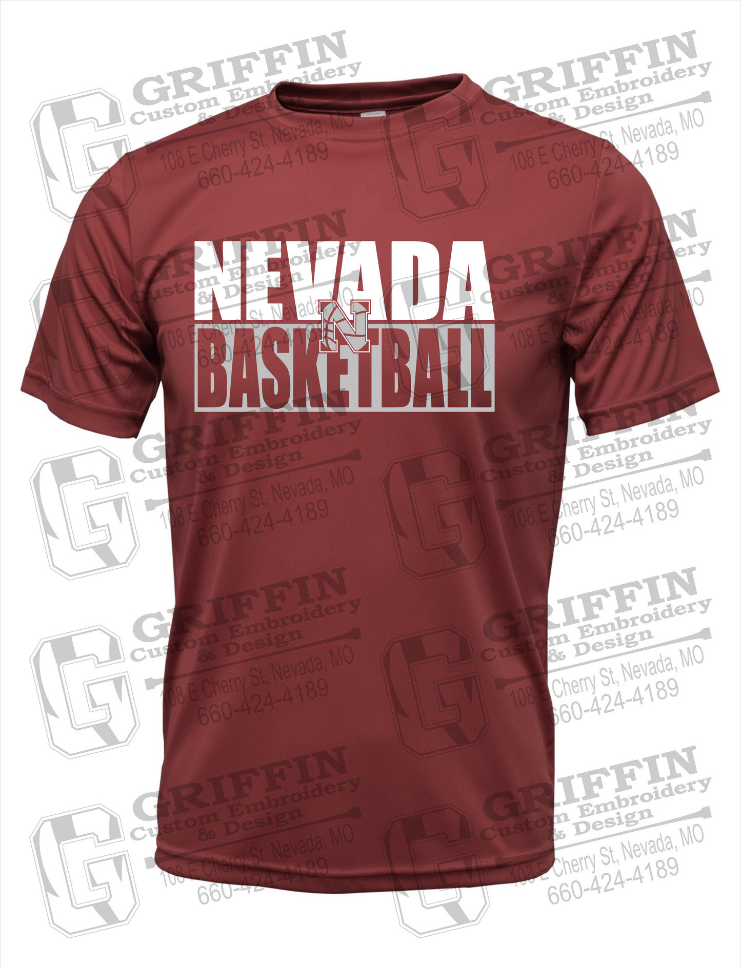 Dry-Fit Short Sleeve T-Shirt - Basketball - Nevada Tigers 21-Q