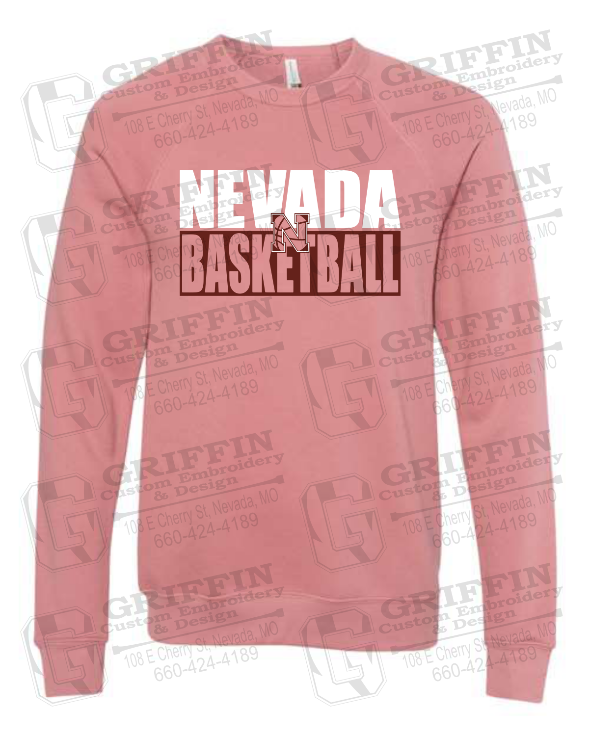 Sponge Fleece Sweatshirt - Basketball - Nevada Tigers 21-Q