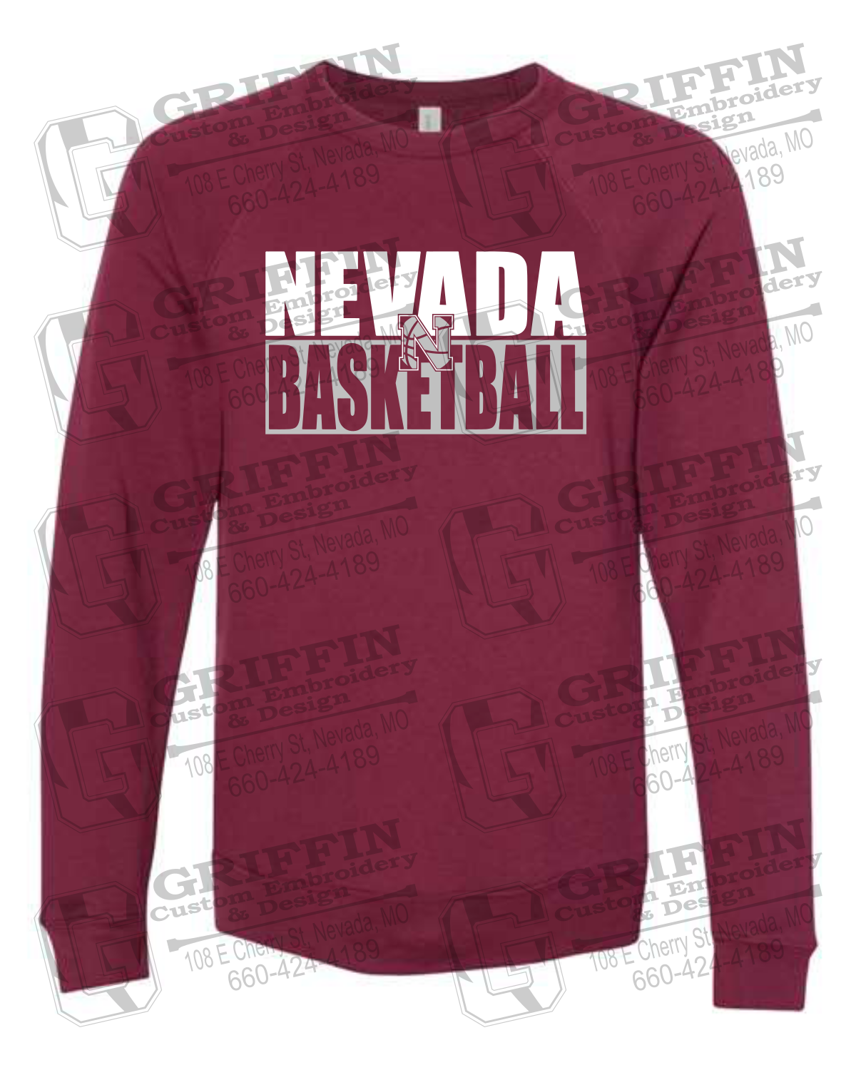 Sponge Fleece Sweatshirt - Basketball - Nevada Tigers 21-Q