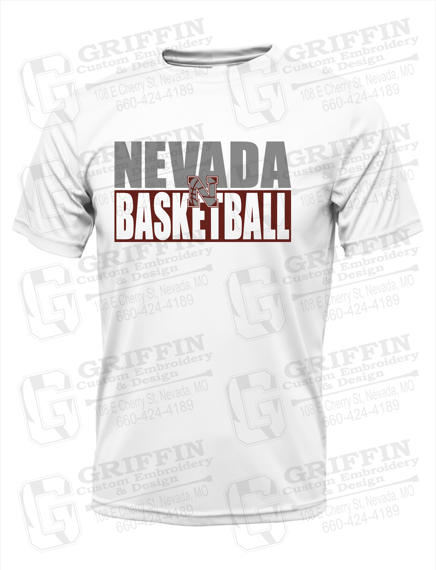 Dry-Fit Short Sleeve T-Shirt - Basketball - Nevada Tigers 21-Q