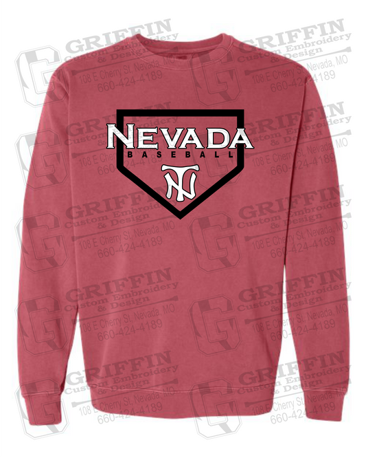Comfort Colors Crewneck Sweatshirt - Baseball - Nevada Tigers 21-S