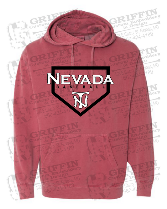 Comfort Colors Hoodie - Baseball - Nevada Tigers 21-S