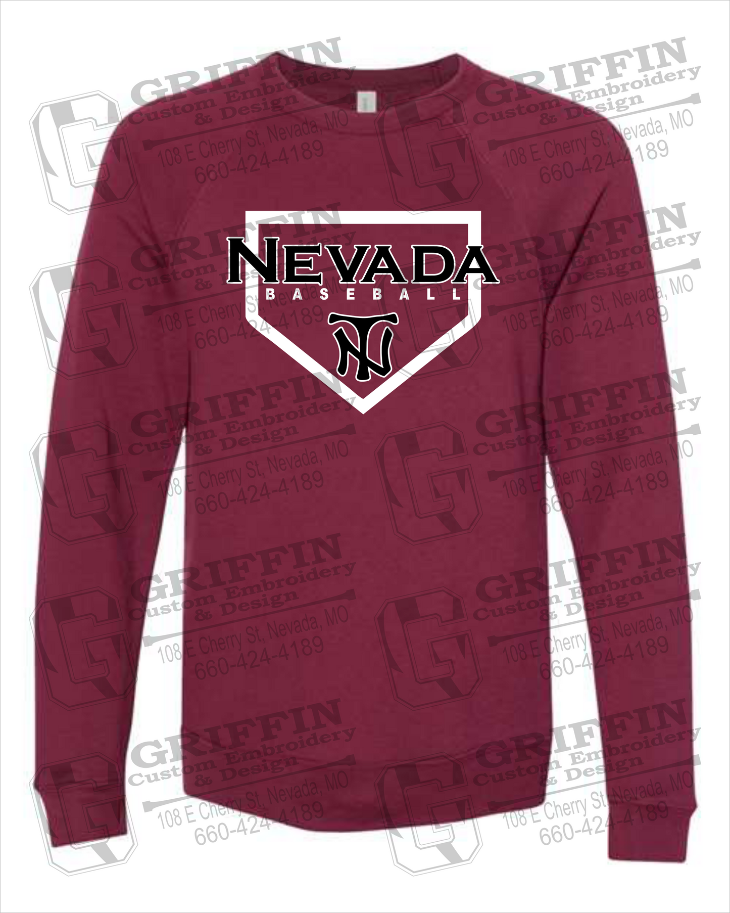 Sponge Fleece Sweatshirt - Baseball - Nevada Tigers 21-S