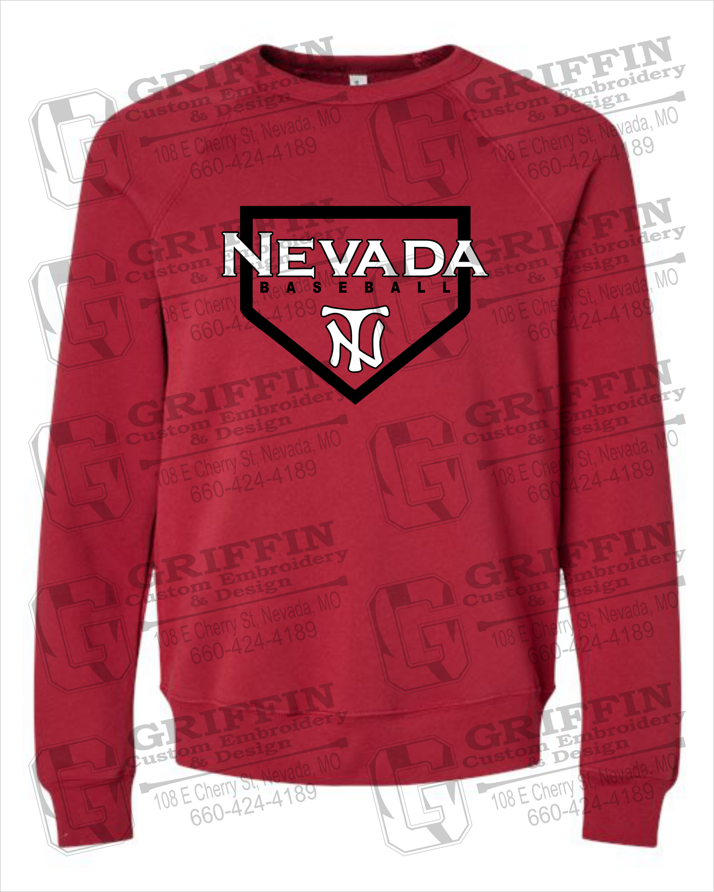 Sponge Fleece Sweatshirt - Baseball - Nevada Tigers 21-S