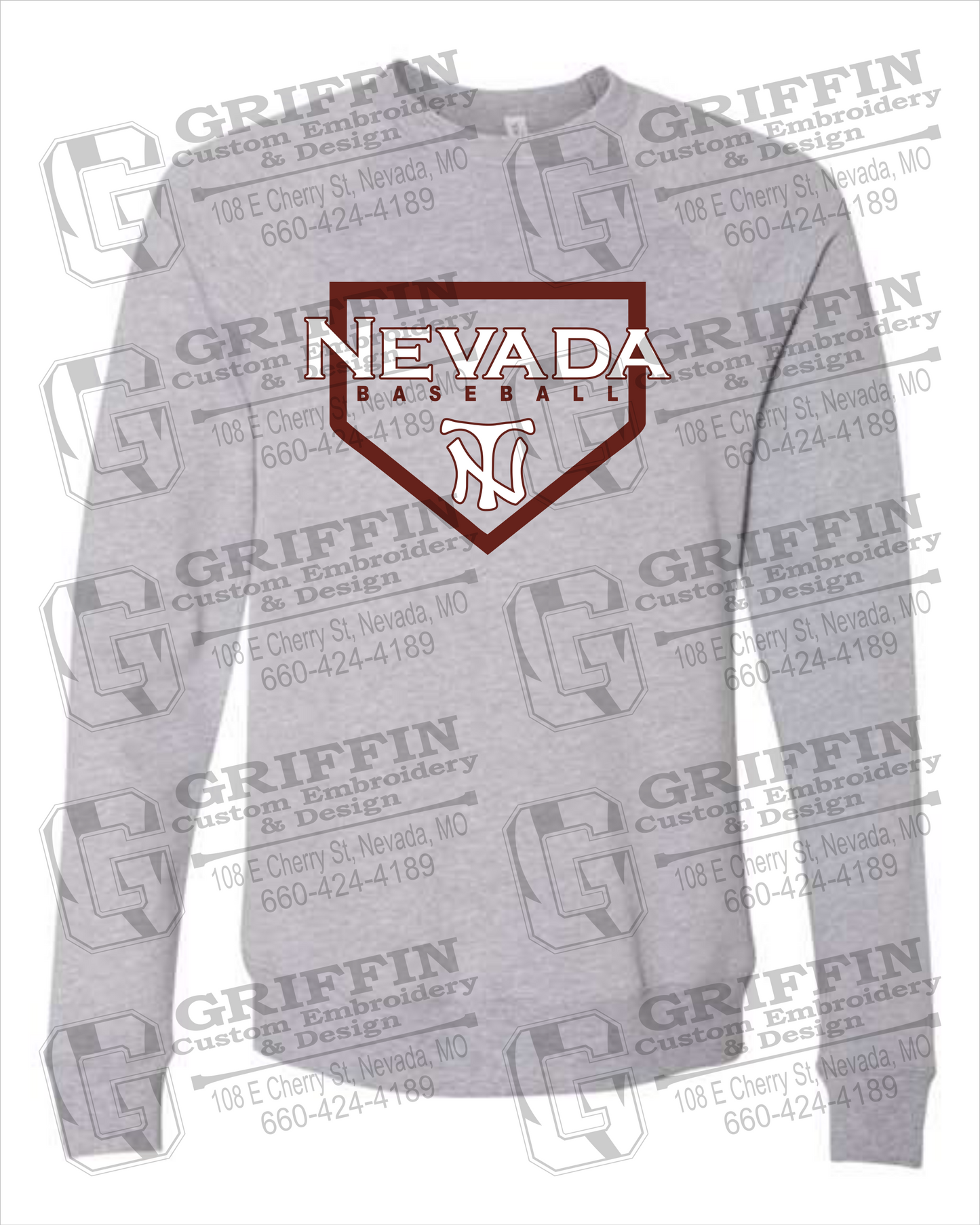 Sponge Fleece Sweatshirt - Baseball - Nevada Tigers 21-S