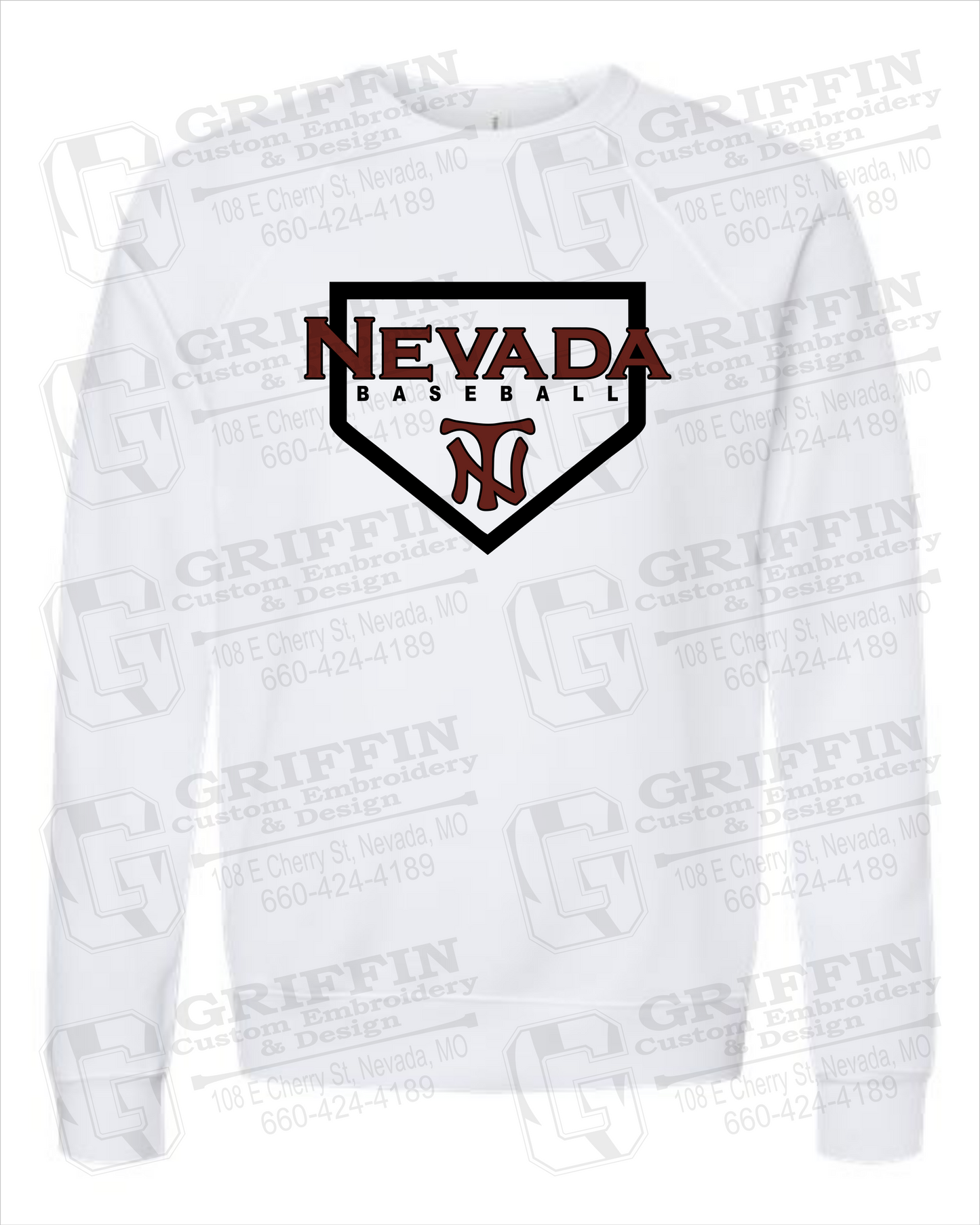 Sponge Fleece Sweatshirt - Baseball - Nevada Tigers 21-S