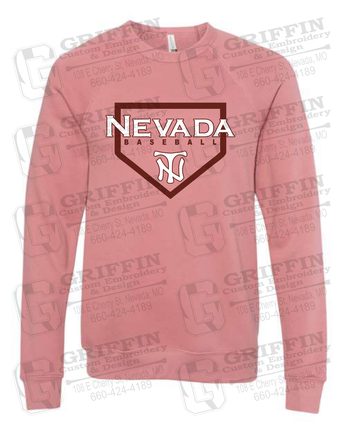 Sponge Fleece Sweatshirt - Baseball - Nevada Tigers 21-S