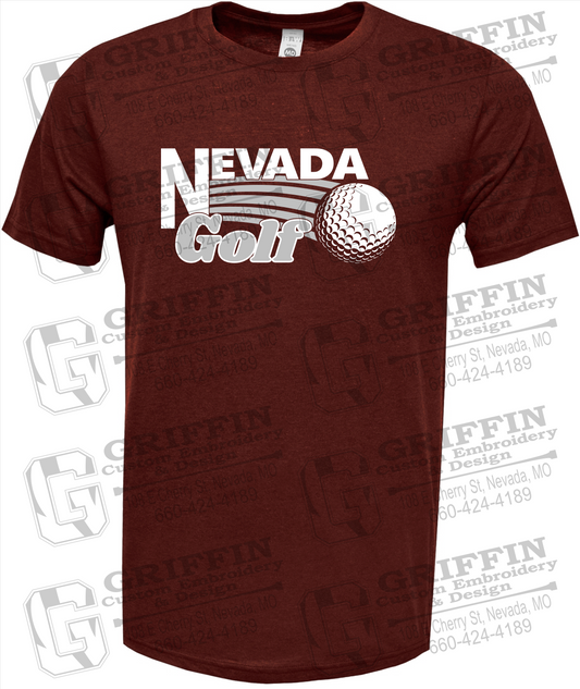 Soft-Tek Short Sleeve T-Shirt - Golf - Nevada Tigers 21-W