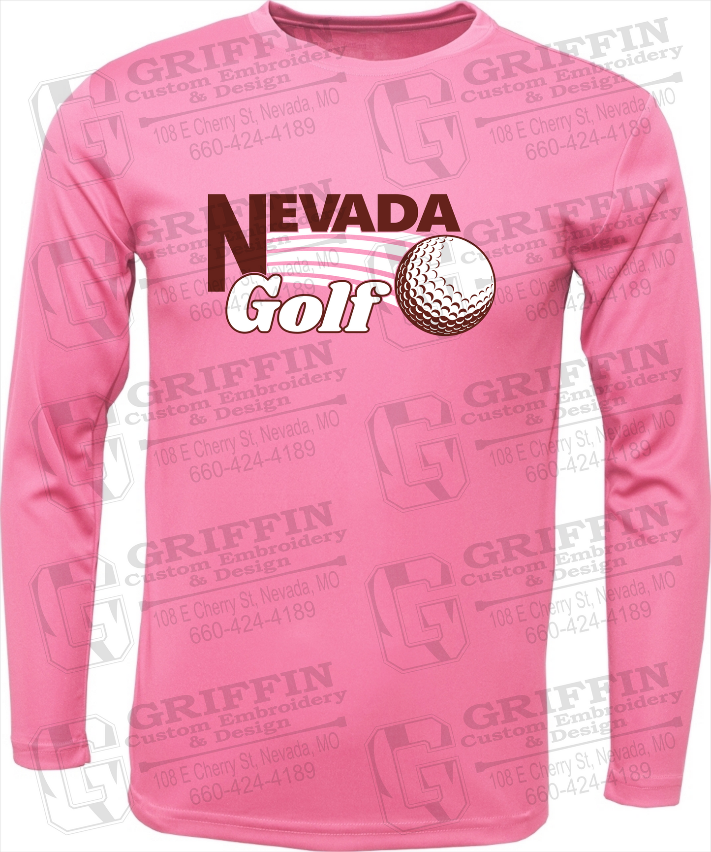 Toddler Dry-Fit Long Sleeve T-Shirt - Golf - Nevada Tigers 21-W