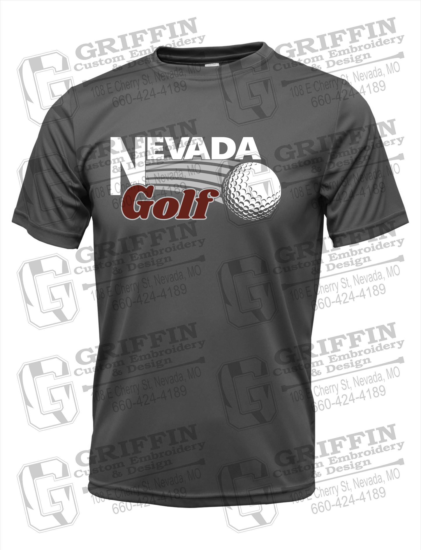 Nevada Tigers 21-W Dry-Fit T-Shirt - Golf