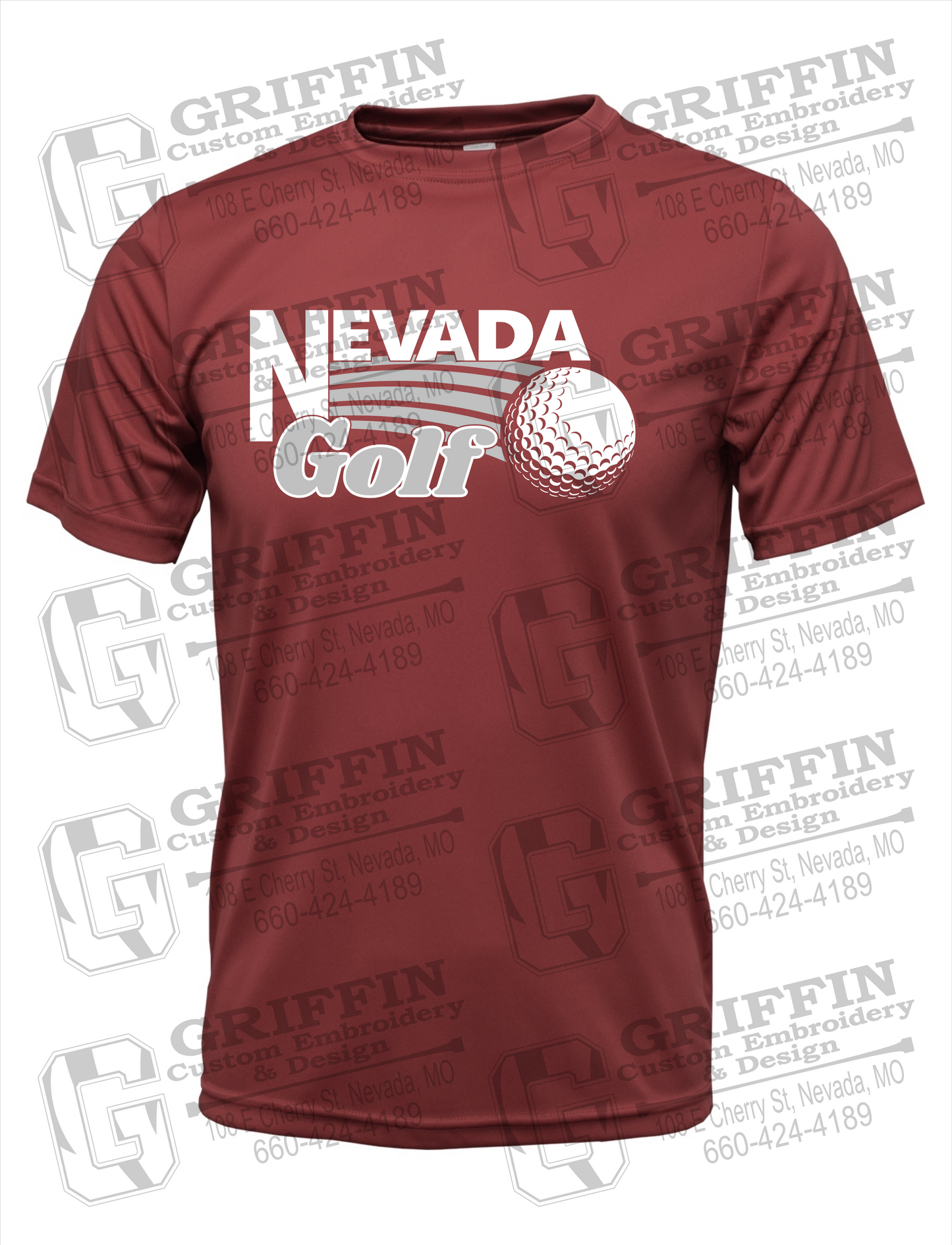 Nevada Tigers 21-W Dry-Fit T-Shirt - Golf