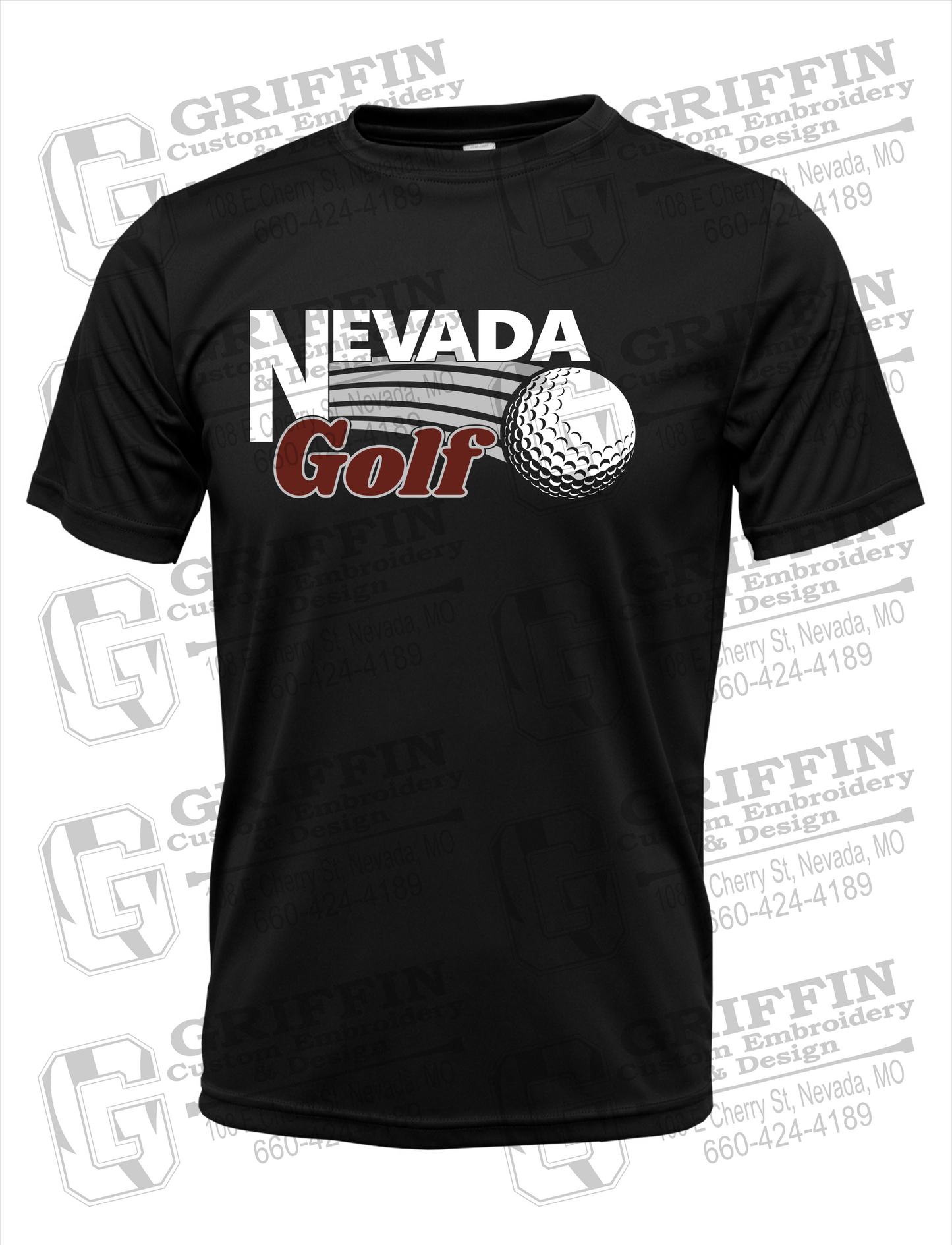 Nevada Tigers 21-W Dry-Fit T-Shirt - Golf