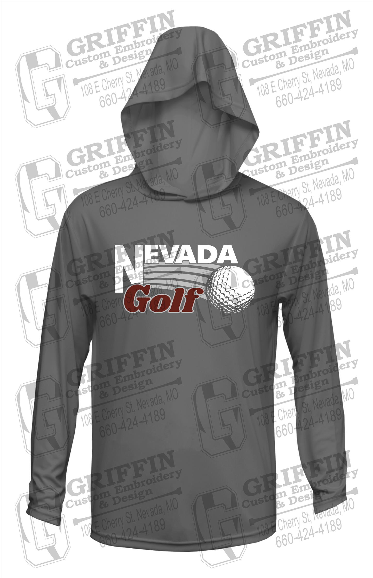 Dry-Fit T-Shirt Hoodie - Golf - Nevada Tigers 21-W