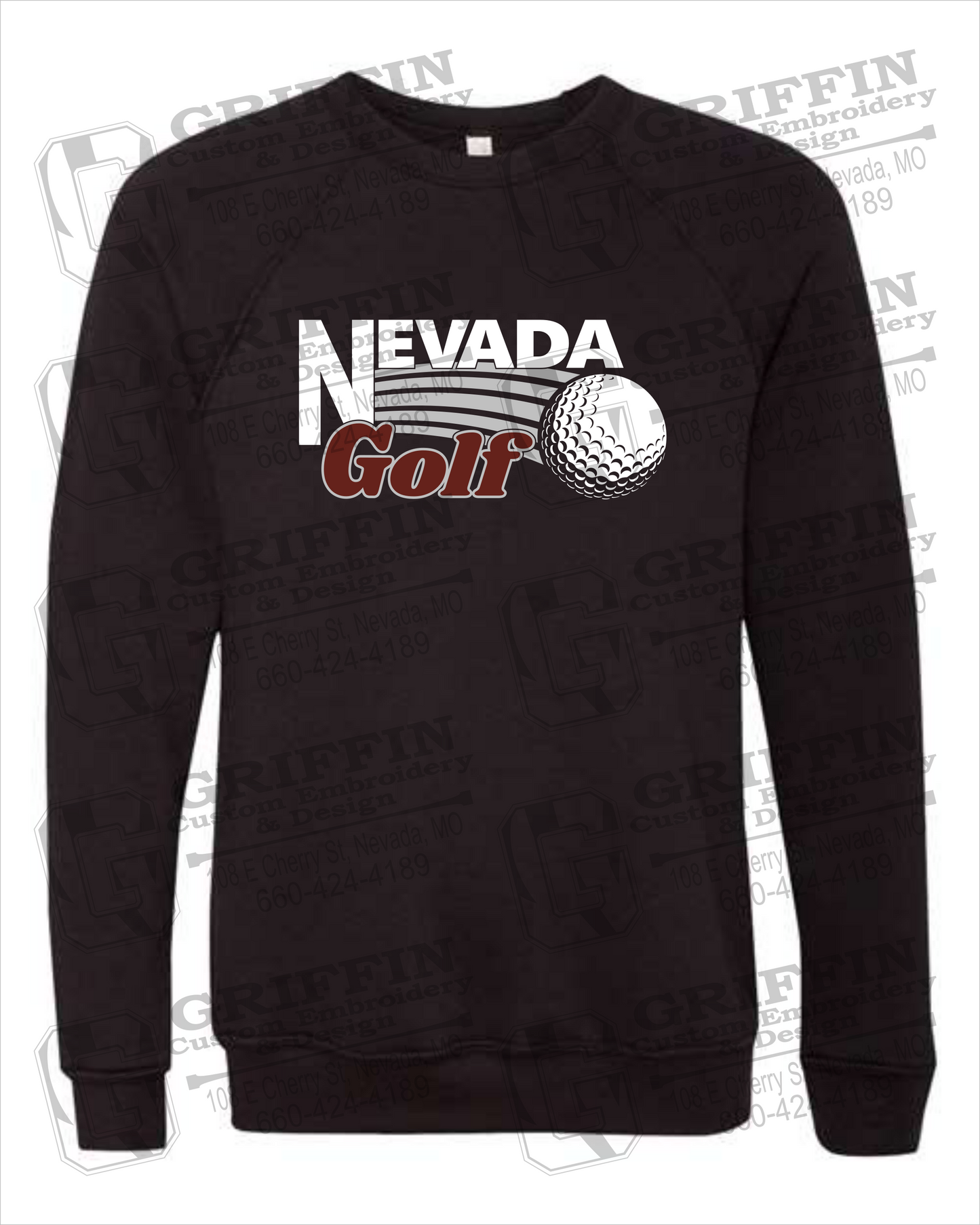 Nevada Tigers 21-W Sponge Fleece Sweatshirt - Golf