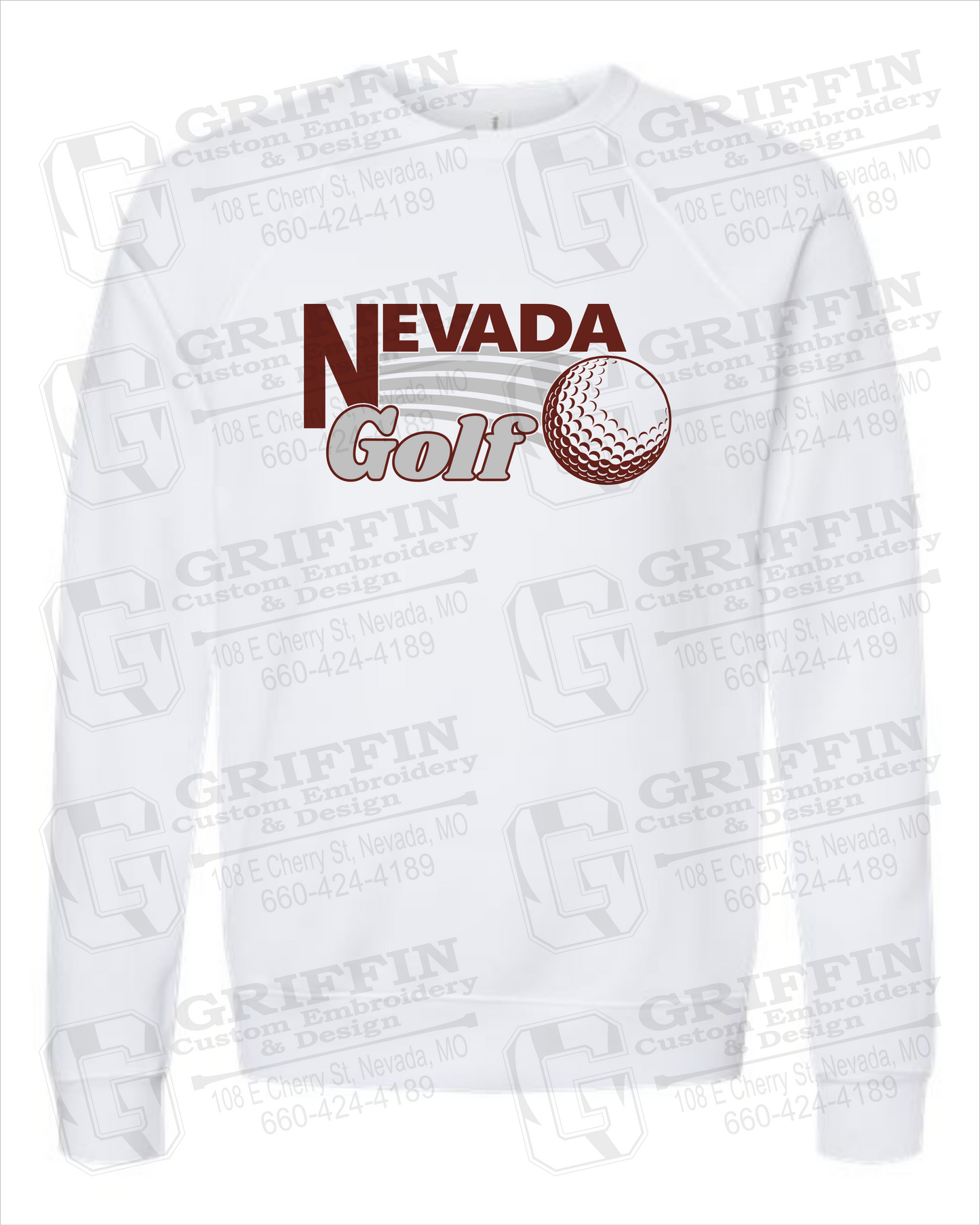 Nevada Tigers 21-W Sponge Fleece Sweatshirt - Golf