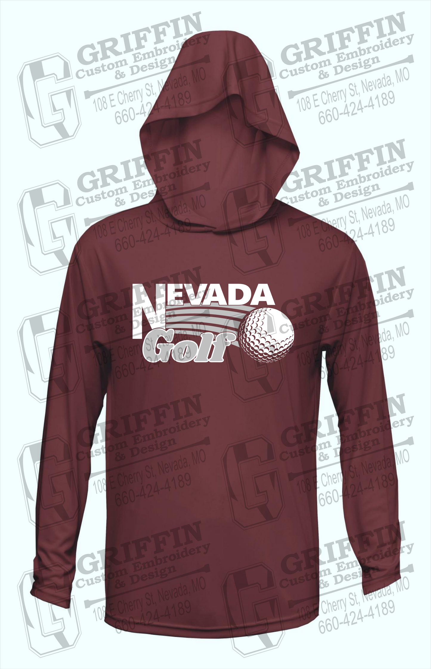Dry-Fit T-Shirt Hoodie - Golf - Nevada Tigers 21-W