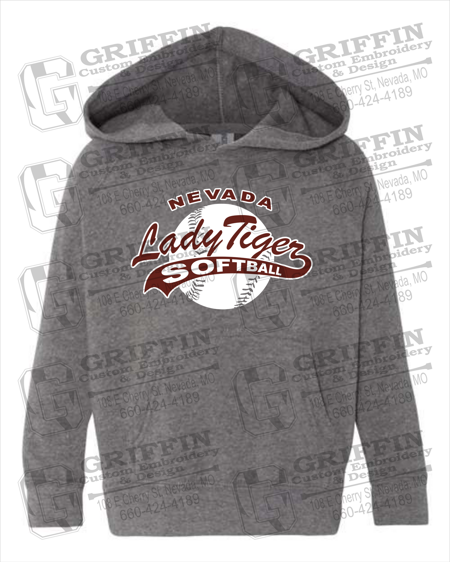 Toddler Hoodie - Softball - Nevada Tigers 21-X