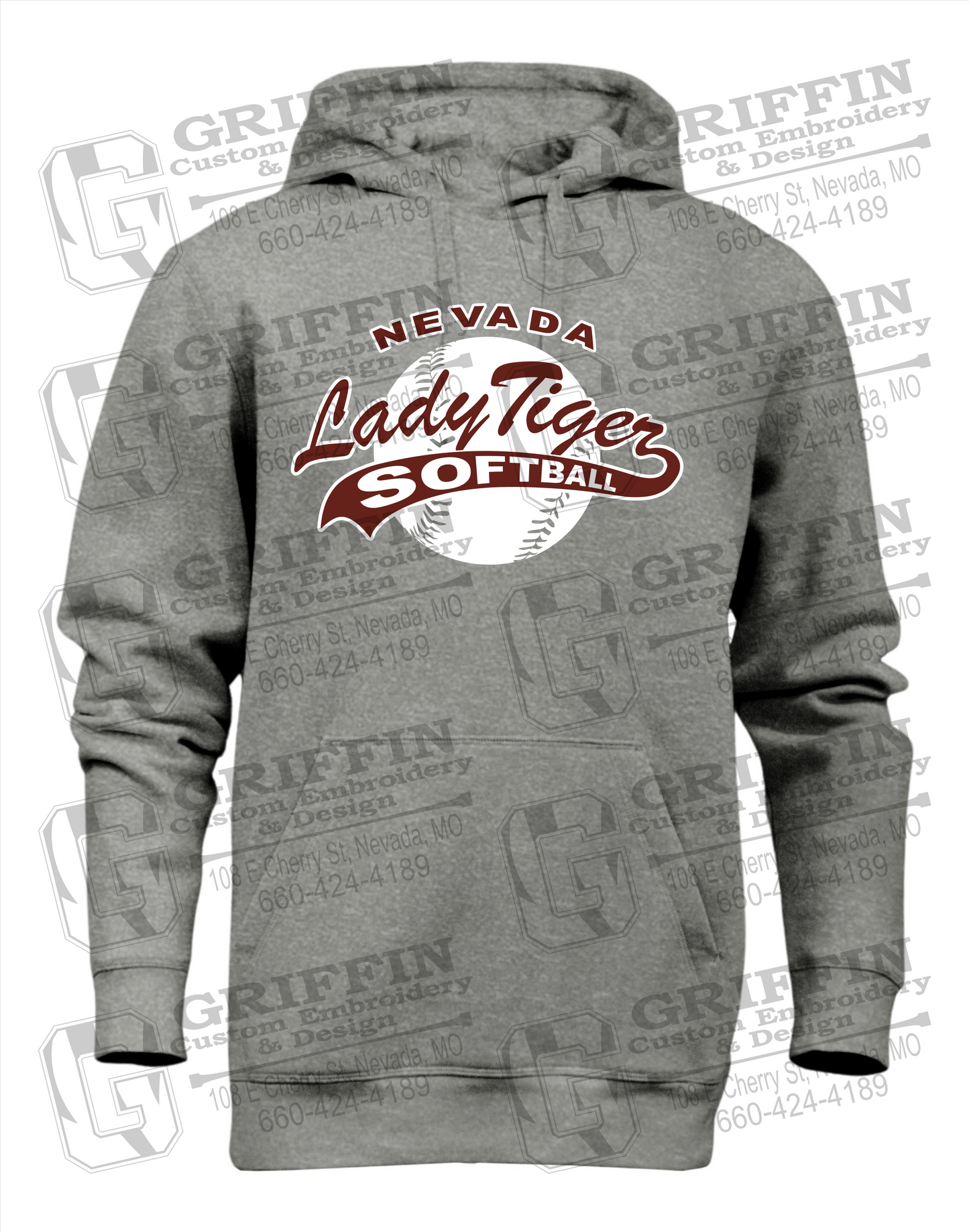 Nevada Tigers 21-X Heavyweight Hoodie - Softball
