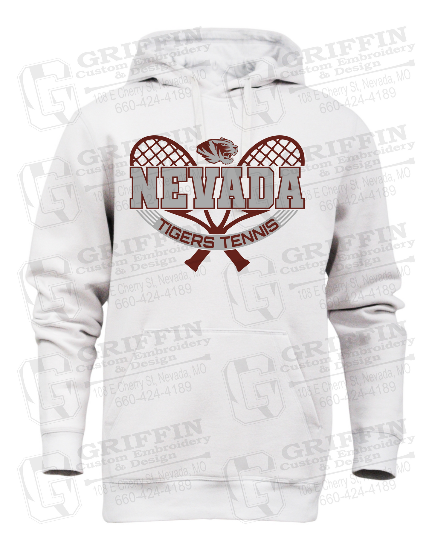 Nevada Tigers 21-Y Heavyweight Hoodie - Tennis