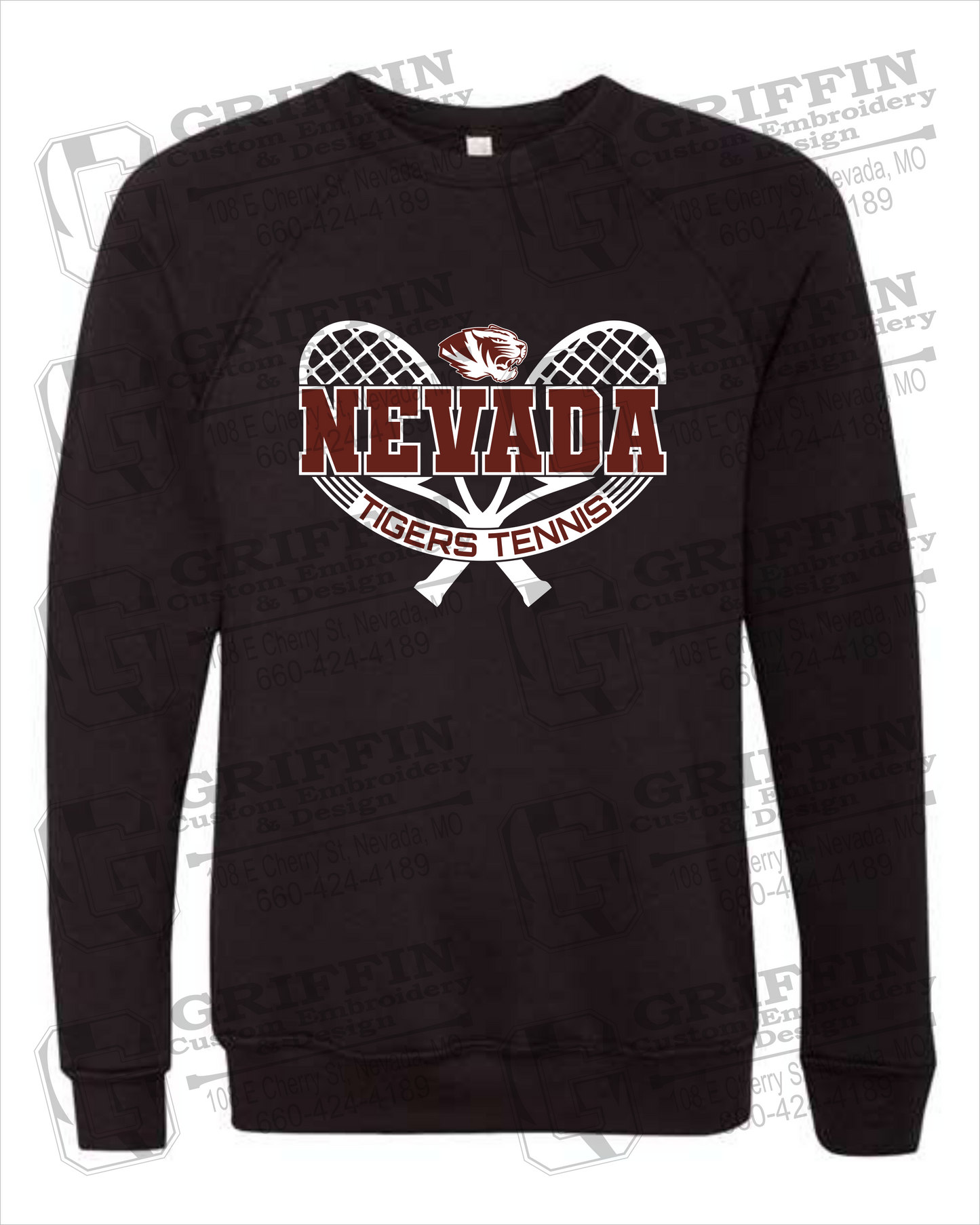 Nevada Tigers 21-Y Sponge Fleece Sweatshirt - Tennis